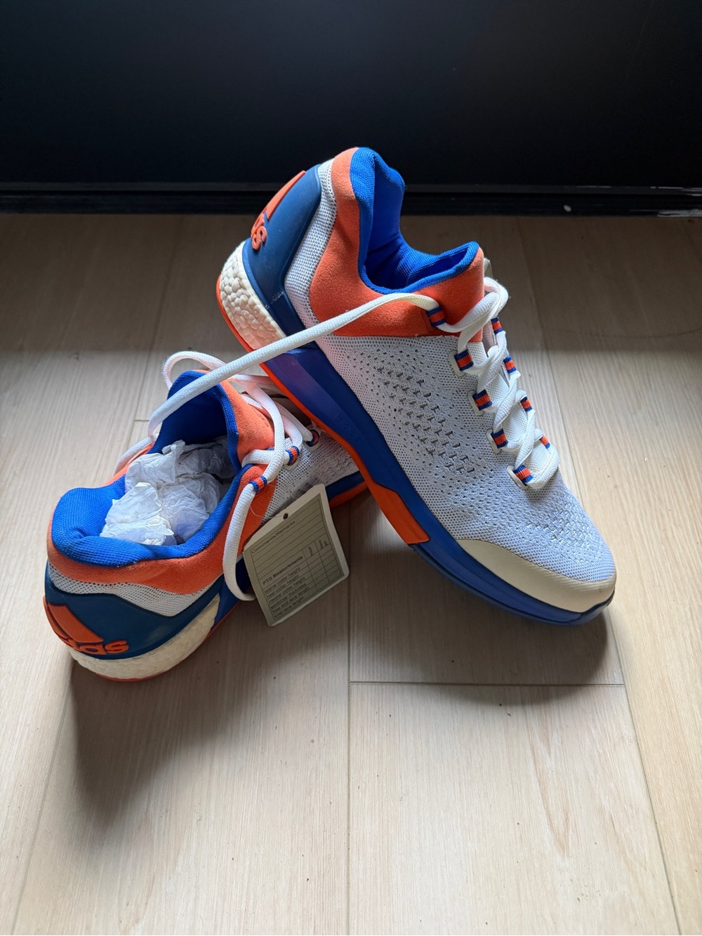 KNICKS Adidas CrazyLight Boost Prime Size 14 .5 |Knicks Colorway| Not For Resale